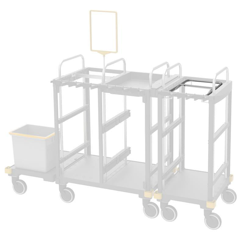 Estrutura de suporte integrada VERMOP 2X60L, 46 x 35 x 6 cm