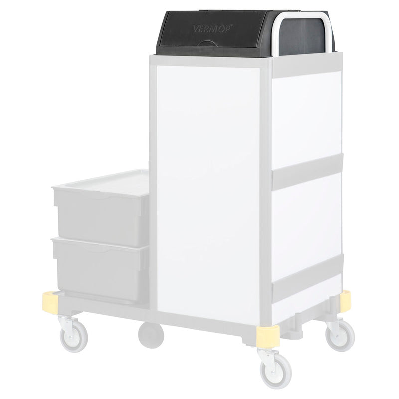 Tampa giratória VERMOP, antracite, 51 x 37 x 14 cm