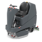 Lavadora de condutor sentado Numatic TRL720/250T incl. carregador e escovas TenTec vermelhas | Pacote (1 peça)