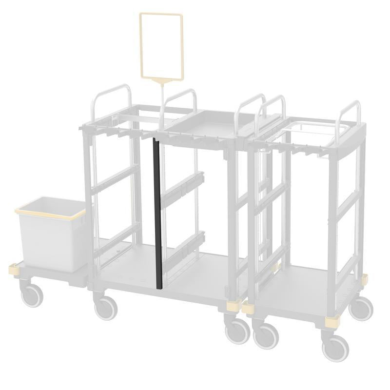 Faixa intermediária VERMOP, antracite 735mm, 74 x 4 x 2 cm