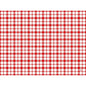 Os individuais de papel 30x40 cm Giovanni da Duni GmbH no design xadrez vermelho e branco são ideais para uma decoração de mesa elegante em festas e eventos. Embalagem com 250 unidades - perfeito para a restauração!.