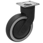 VERMOP Rodízio giratório 125 mm, 16 x 7 x 14 cm | 1 peça 