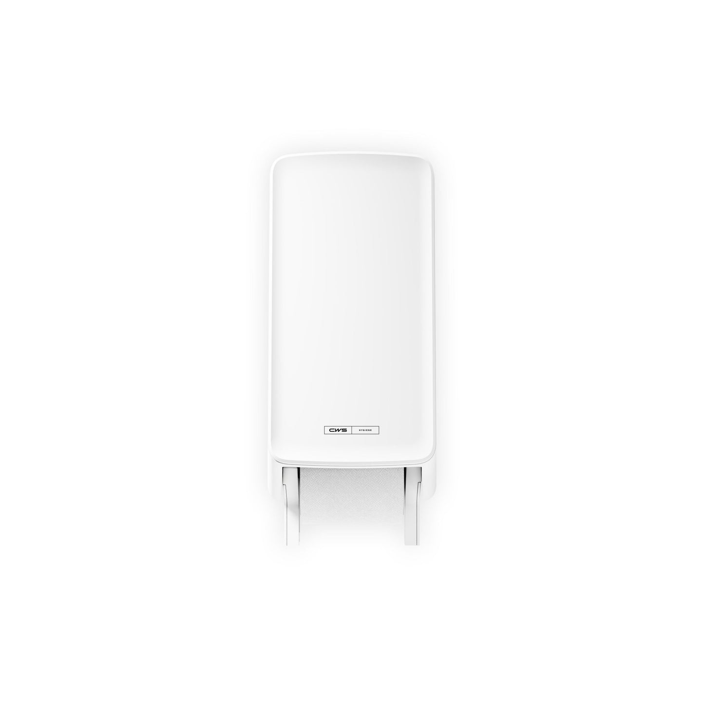 Uma embalagem de papel higiénico CWS PureLine (1 unidade) da marca CWS, com embalagem sustentável e ecológica, para uma utilização amiga do ambiente.