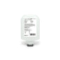 A garrafa de 600 ml de loção para as mãos CWS PureLine da CWS tem um rótulo branco com detalhes do produto, ingredientes, instruções de uso e informações do fabricante em letras pretas. A garrafa possui uma válvula dispensadora na base. Contém pantenol e vitamina E para cuidados hidratantes.