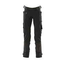 Calça com bolsos nos joelhos em Dyneema, calça stretch, preta