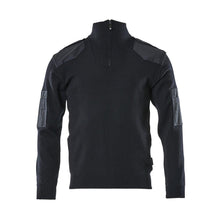 Camisola de malha com reforços, camisola de malha de lã