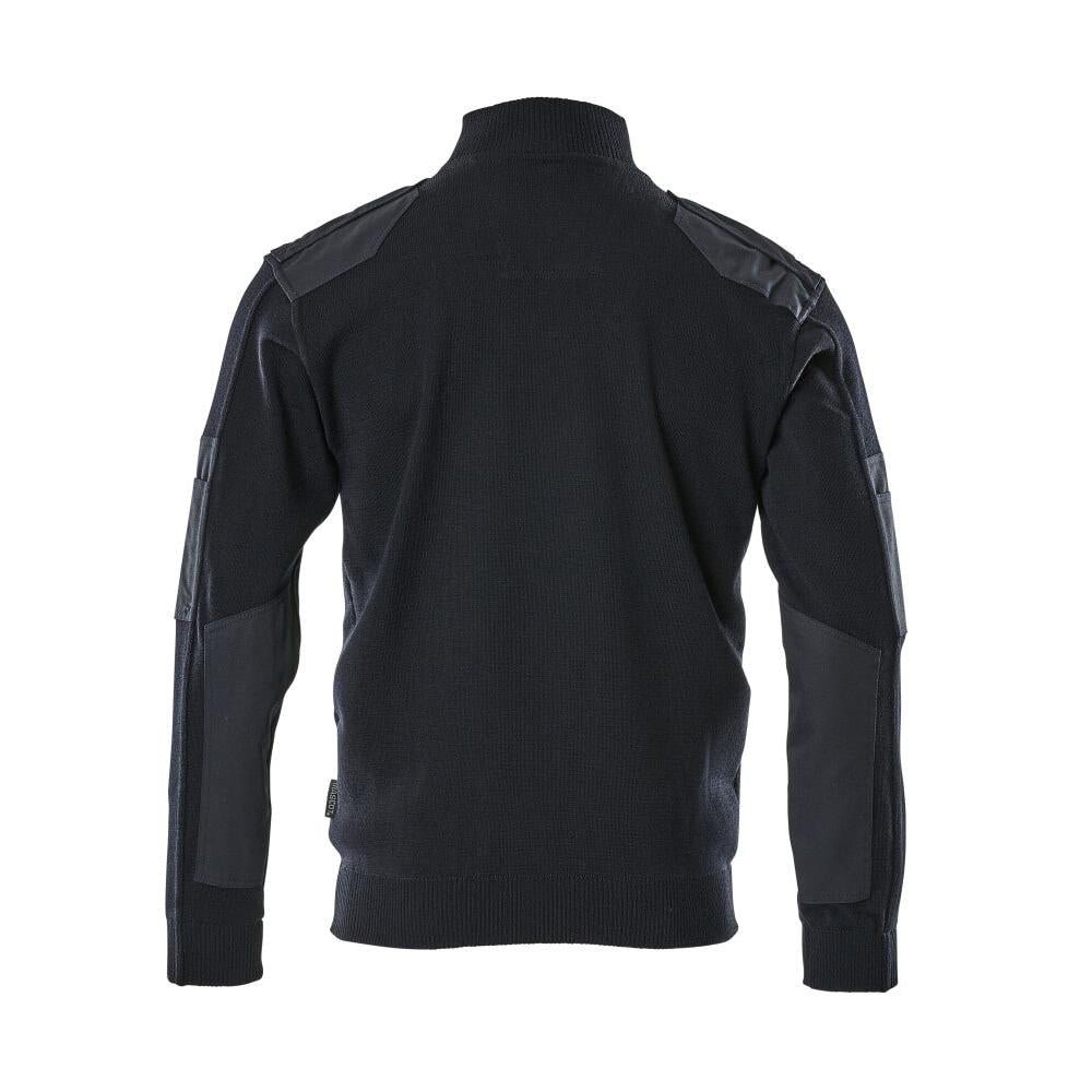 Camisola de malha com reforços, camisola de malha de lã