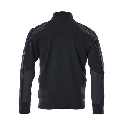 Camisola de malha com reforços, camisola de malha de lã