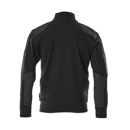 Camisola de malha com reforços, camisola de malha de lã