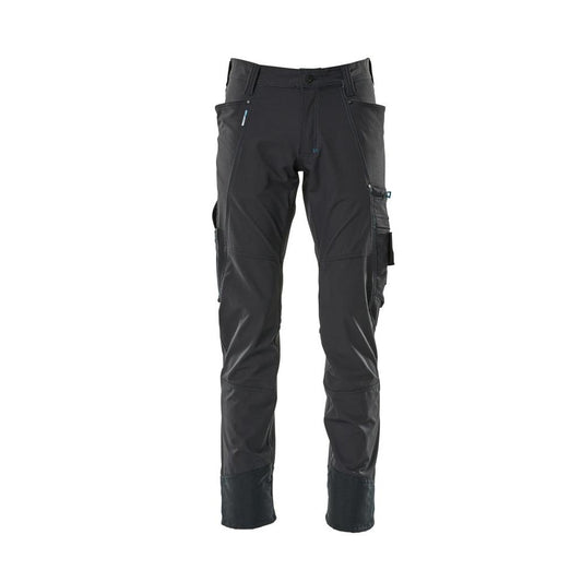 Calças, ULTIMATE STRETCH, calças leves, preto-azul