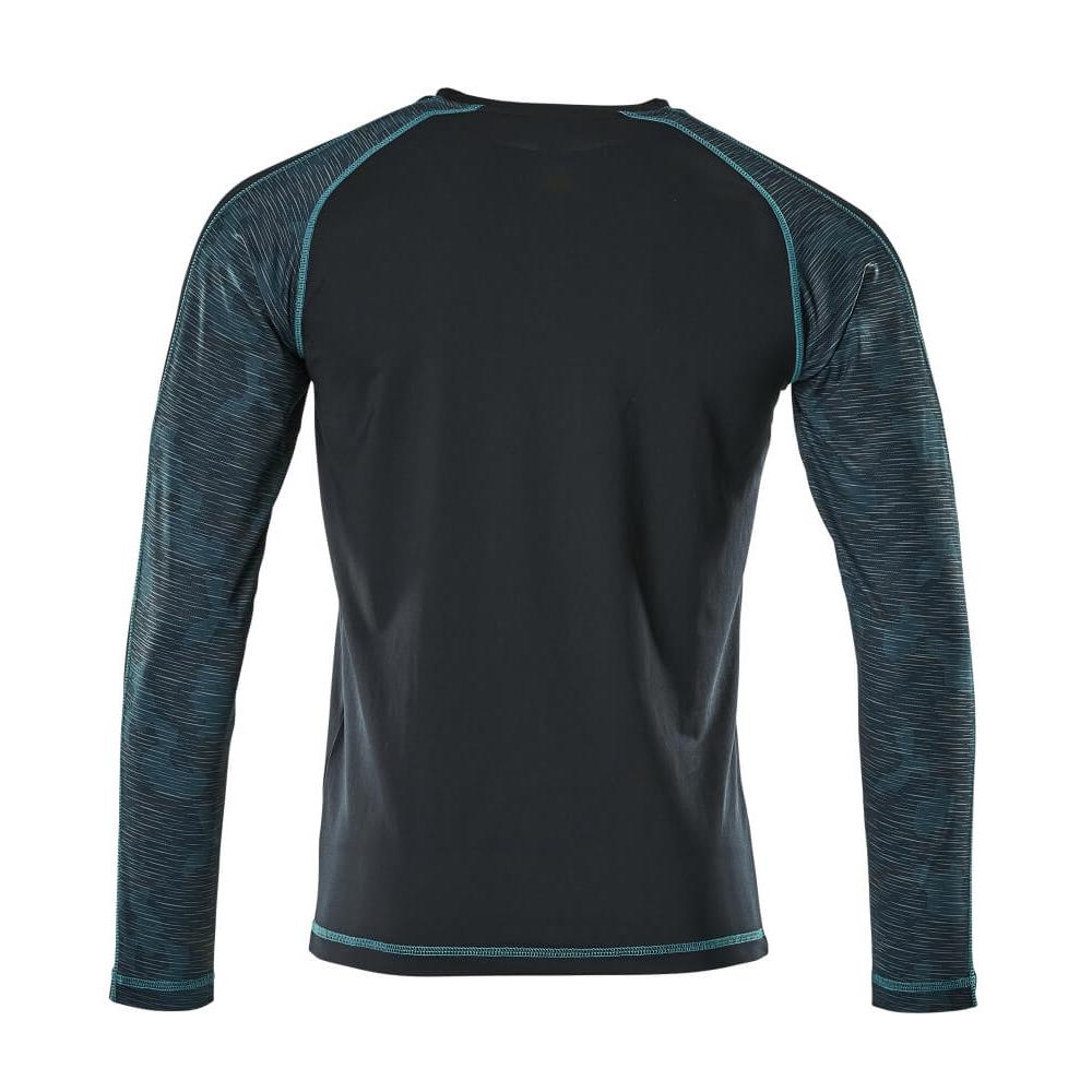 T-shirt, manga comprida, absorvente de humidade. Camiseta