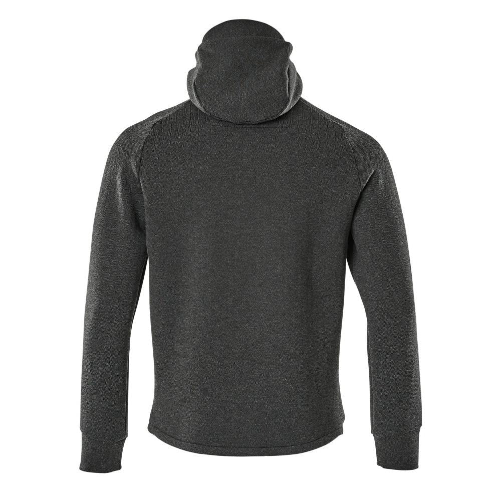 Moletom com capuz, moletom com capuz com zíper, preto manchado/preto
