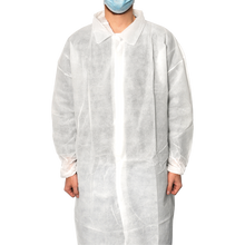 MaiMed-Coat V, casaco de visitante em lã com 4 botões de pressão, aprox. 120cm