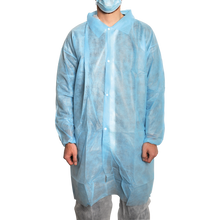 MaiMed-Coat V, casaco de visitante em lã com 4 botões de pressão, aprox. 120cm