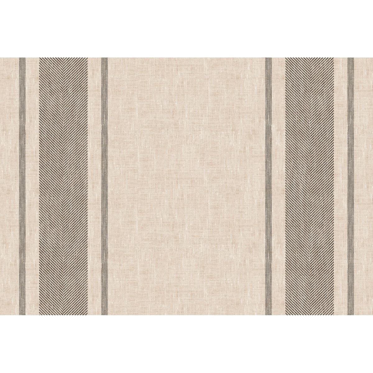 O tecido bege com listras verticais em espinha de peixe cinza escuro confere estrutura e estilo ao design - ideal para a toalha de mão Duni GmbH Malia 38x54 cm - Preto, design macio e absorvente | Embalagem (250 unidades).