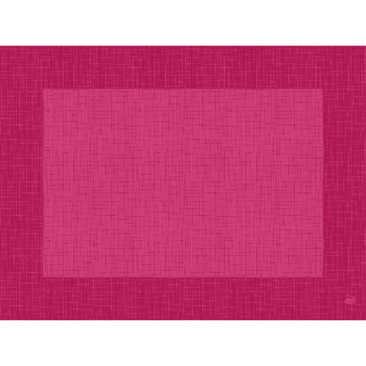 O artigo descontinuado: Dunicel-Tischsets 30 x 40 cm Linnea fuchsia da Duni GmbH oferece um tapete retangular com padrão de hachura cruzada, elegantemente centrado num fundo rosa mais escuro para uma decoração de mesa elegante. A embalagem contém 100 unidades.