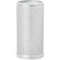 O castiçal de metal Duni GmbH (140x75 mm, prata) impressiona com seu design elegante e é a decoração perfeita para qualquer ambiente como peça única.
