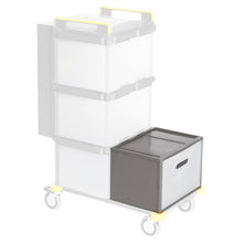 Caixa gaveta VERMOP 20L para pendurar na frente, 39 x 29 x 27 cm