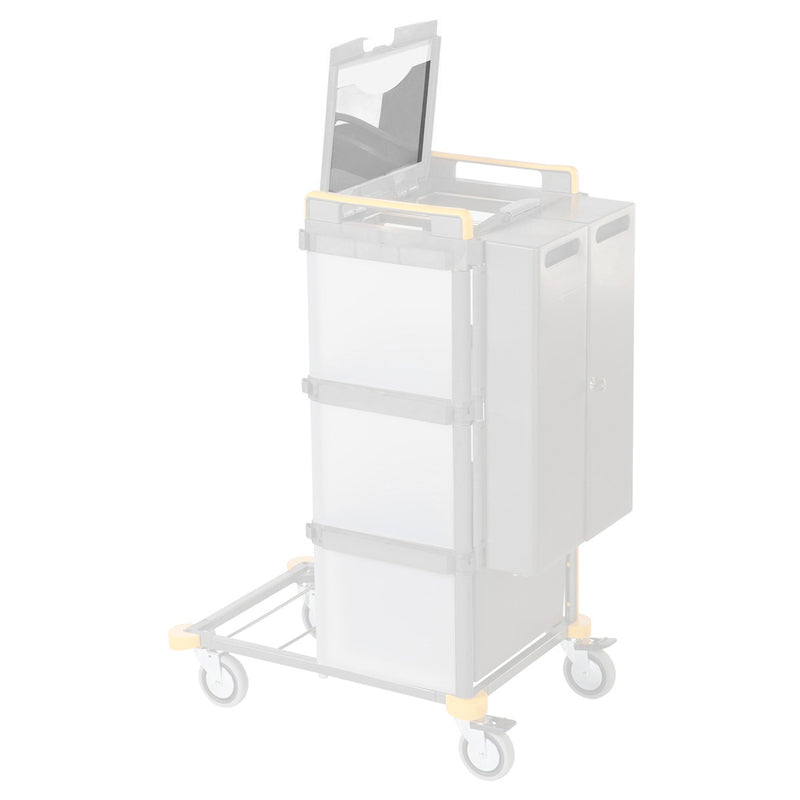 Suporte VERMOP para plano de trabalho transparente, 34 x 24 x 0,3 cm