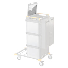 Suporte VERMOP para plano de trabalho transparente, 34 x 24 x 0,3 cm