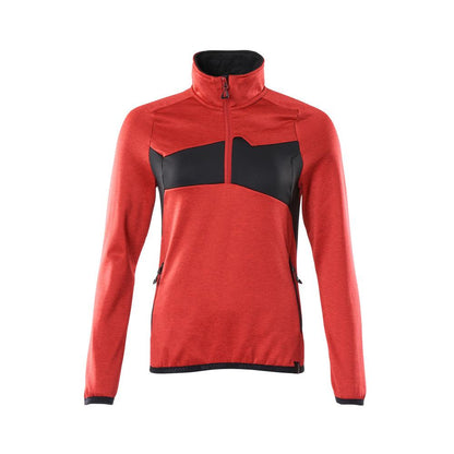 Suéter de lã com zíper curto, jaqueta feminina de microfleece