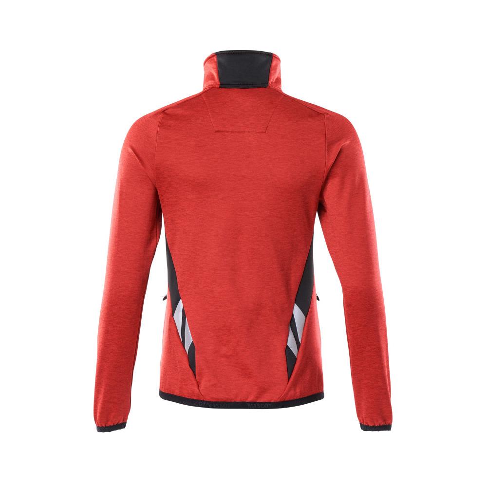 Suéter de lã com zíper curto, jaqueta feminina de microfleece