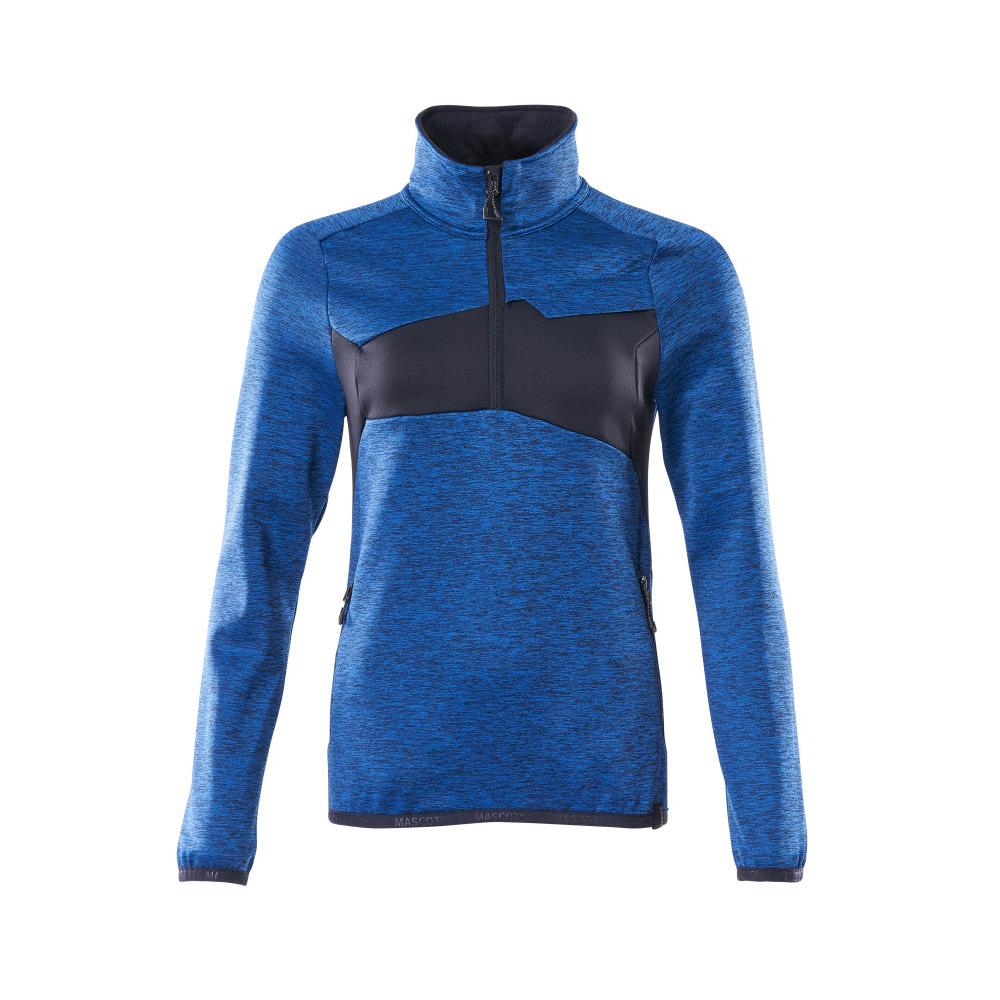 Suéter de lã com zíper curto, jaqueta feminina de microfleece