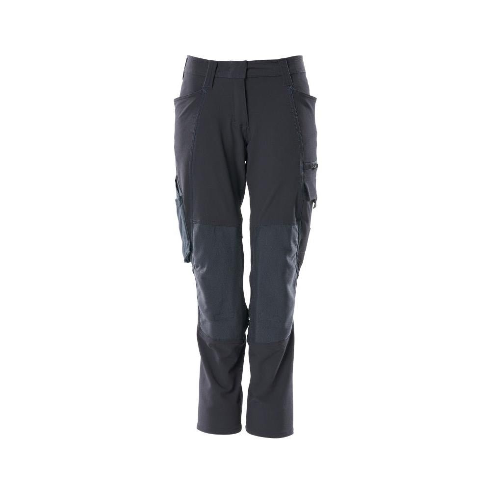 Calças femininas, DIAMOND, bolsos nos joelhos, calças elásticas