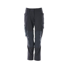 Calças femininas, DIAMOND, bolsos nos joelhos, calças elásticas