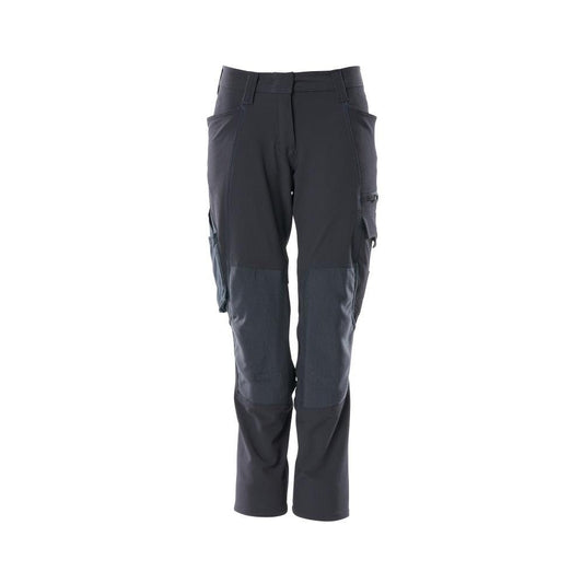 Calças femininas, DIAMOND, bolsos nos joelhos, calças elásticas