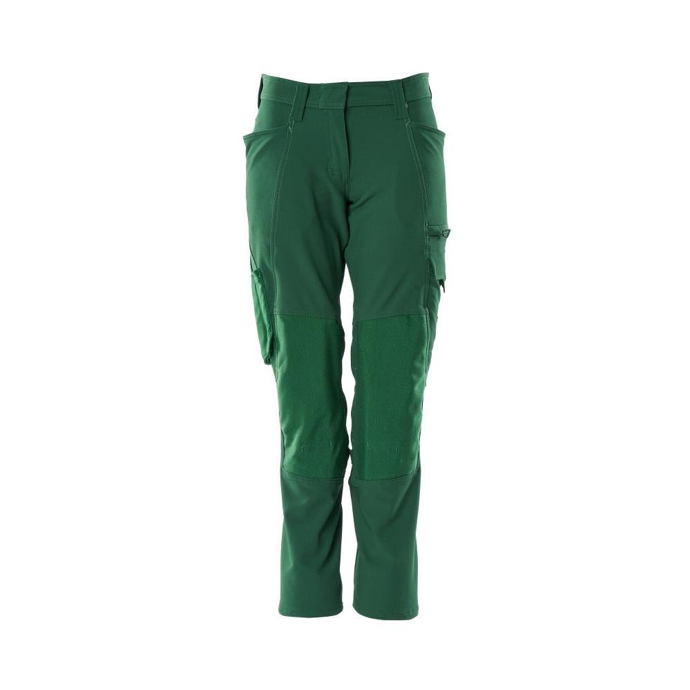 Calças femininas, DIAMOND, bolsos nos joelhos, calças elásticas