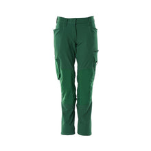 Calças femininas, DIAMOND, bolsos nos joelhos, calças elásticas
