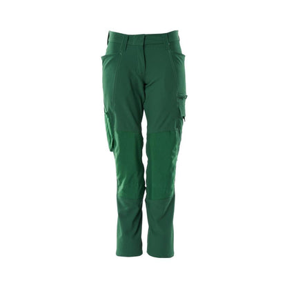 Calças femininas, DIAMOND, bolsos nos joelhos, calças elásticas
