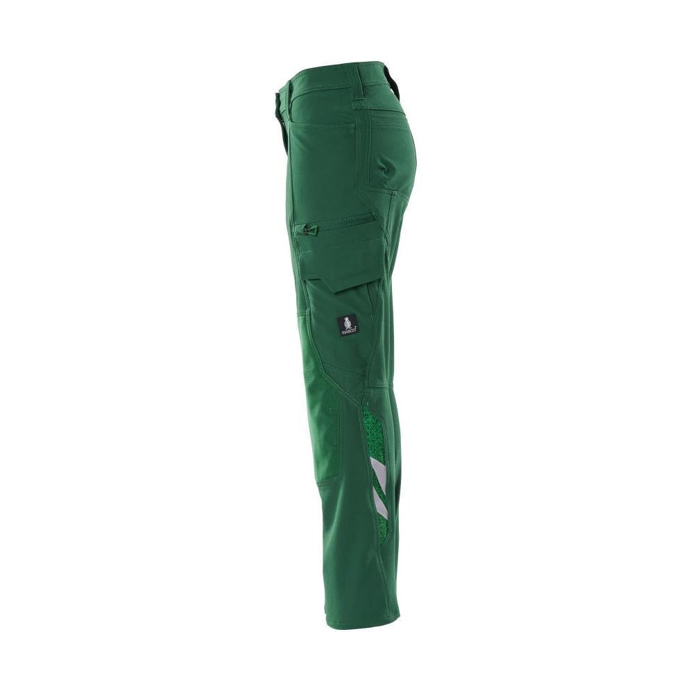Calças femininas, DIAMOND, bolsos nos joelhos, calças elásticas
