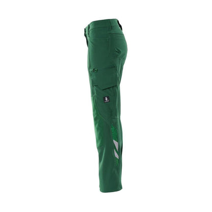 Calças femininas, DIAMOND, bolsos nos joelhos, calças elásticas