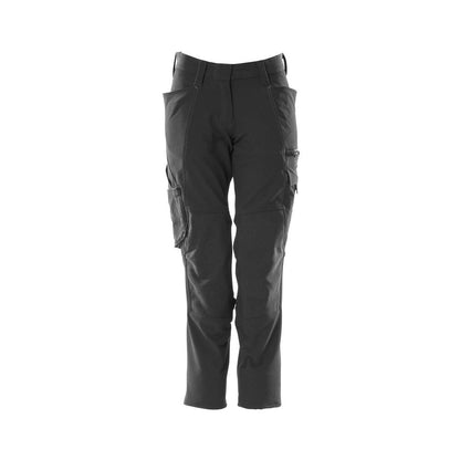Calças femininas, DIAMOND, bolsos nos joelhos, calças elásticas