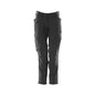 Calças femininas, DIAMOND, bolsos nos joelhos, calças elásticas