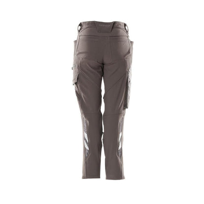 Calças femininas, DIAMOND, bolsos nos joelhos, calças elásticas