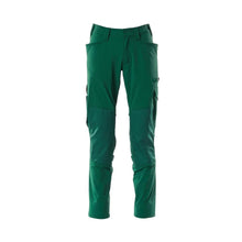 Calças, bolsos nos joelhos, calças ULTIMATE STRETCH, verdes