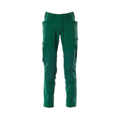 Calças, bolsos nos joelhos, calças ULTIMATE STRETCH, verdes