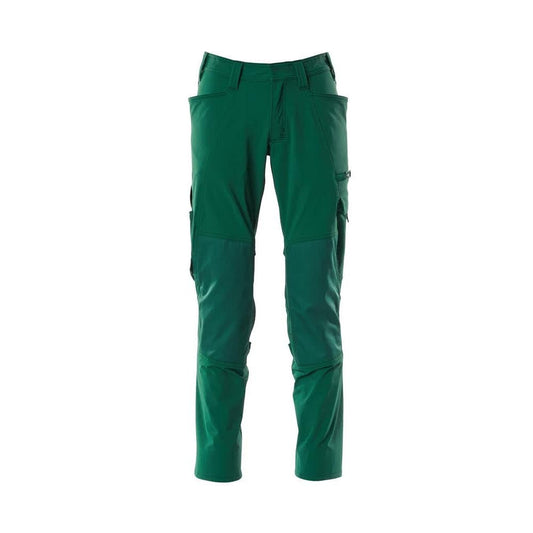 Calças, bolsos nos joelhos, calças ULTIMATE STRETCH, verdes