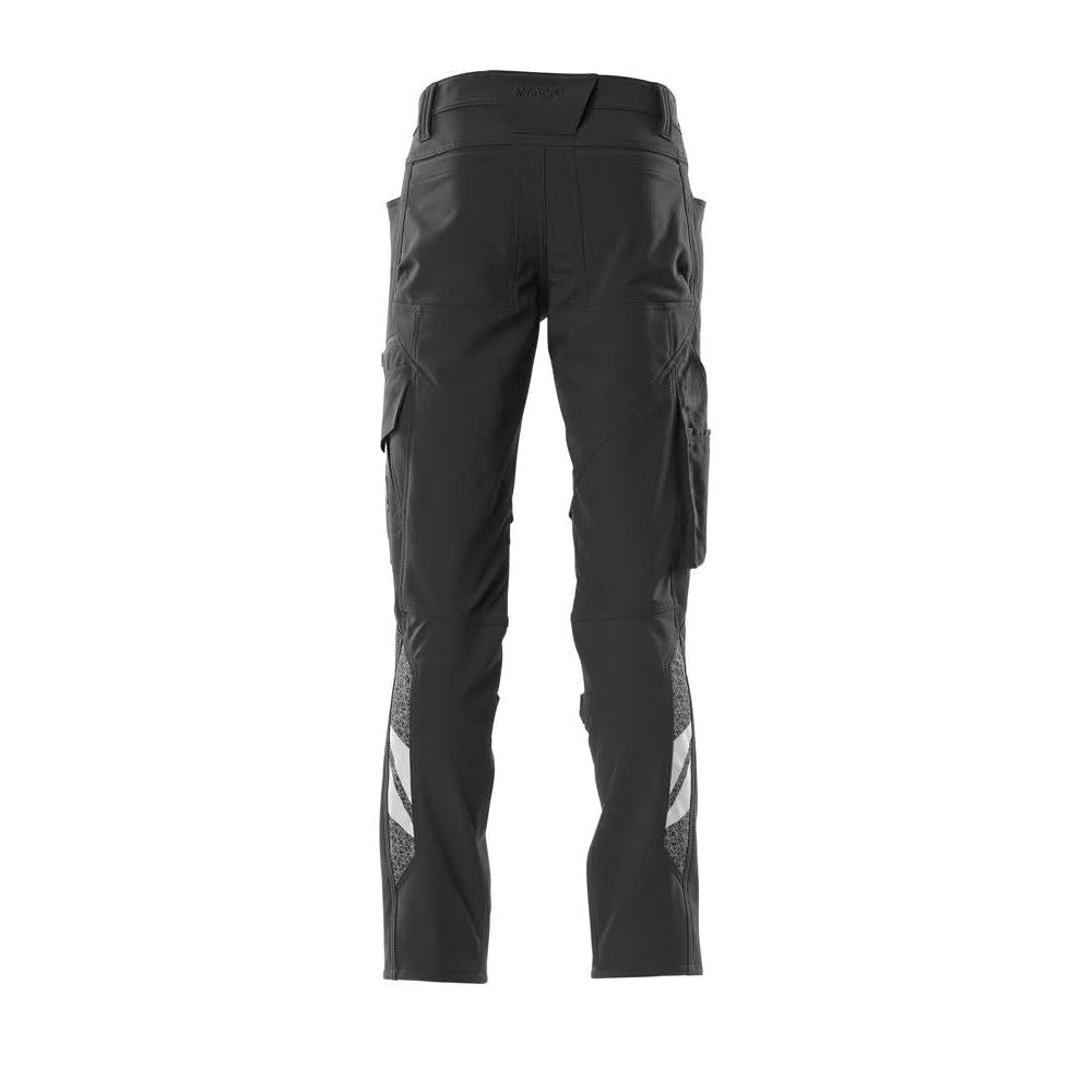 Calças, bolsos nos joelhos, calças ULTIMATE STRETCH, pretas