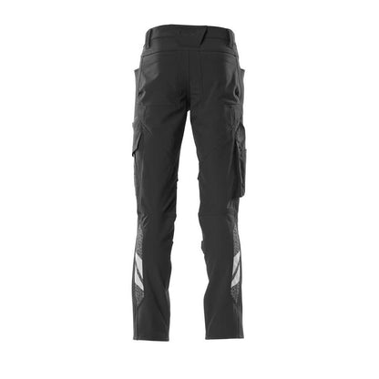 Calças, bolsos nos joelhos, calças ULTIMATE STRETCH, pretas