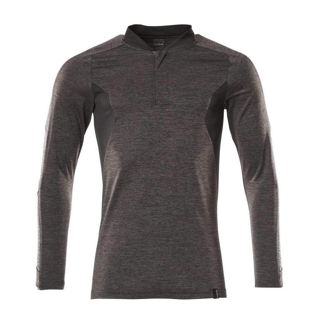 Camisa pólo com COOLMAX® PRO, camisa pólo de manga comprida