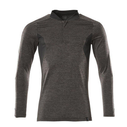 Camisa pólo com COOLMAX® PRO, camisa pólo de manga comprida