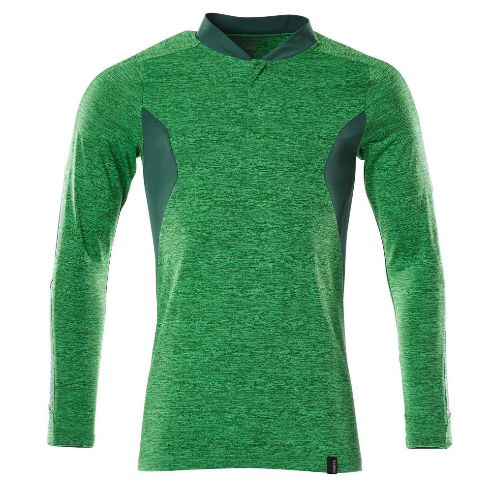 Camisa pólo com COOLMAX® PRO, camisa pólo de manga comprida