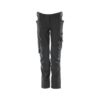 Calças femininas, PEARL, bolsos nos joelhos, calças elásticas