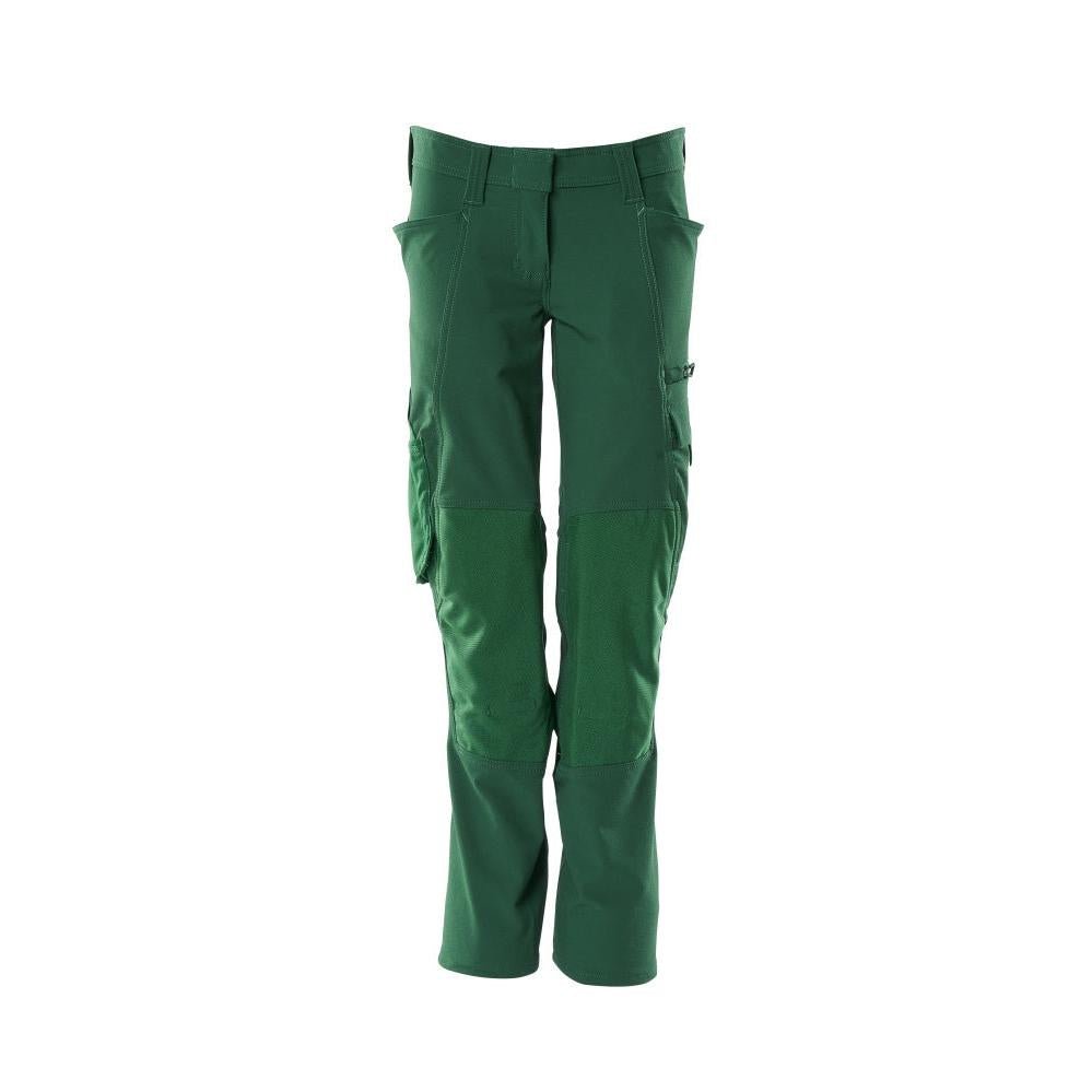 Calças femininas, PEARL, bolsos nos joelhos, calças elásticas