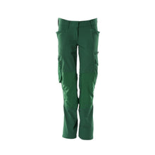 Calças femininas, PEARL, bolsos nos joelhos, calças elásticas