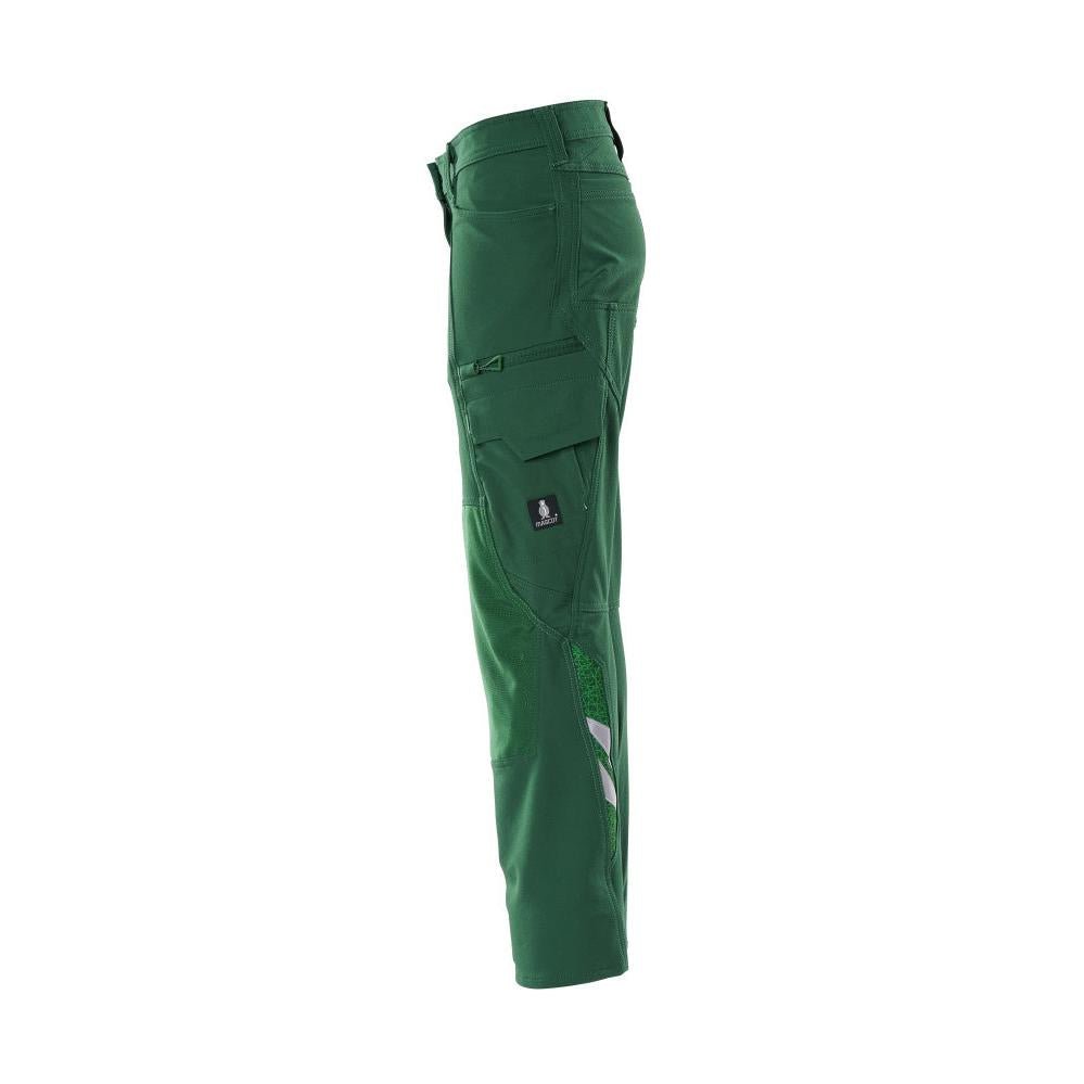 Calças femininas, PEARL, bolsos nos joelhos, calças elásticas